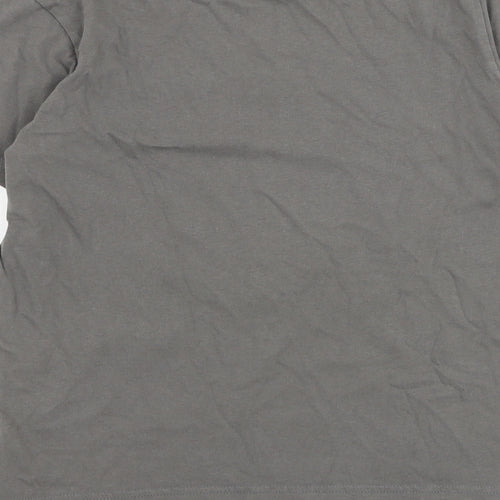 Primark Girls Grey  Cotton Basic T-Shirt Size 10-11 Years Round Neck Pullover - Mindful Souls