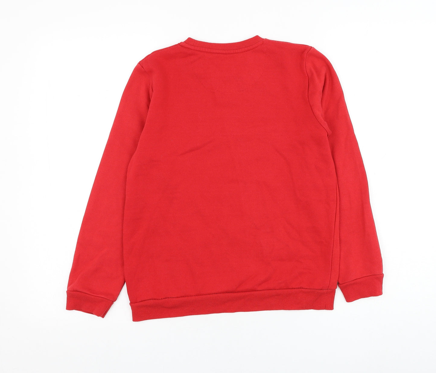 Primark Boys Red  Cotton Pullover Sweatshirt Size 10-11 Years  Pullover - Sk8ter