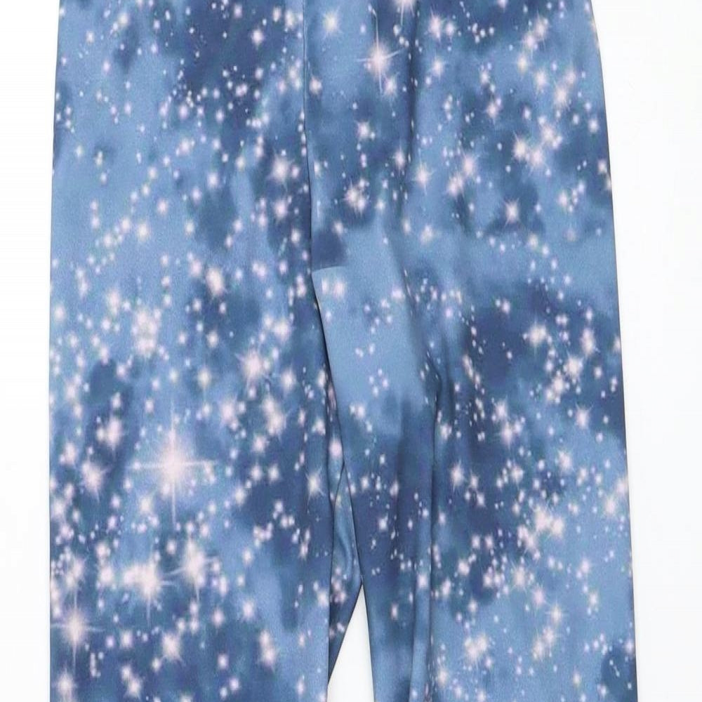 DFND Girls Blue  Polyester Jogger Trousers Size 9-10 Years  Regular Pullover - Star