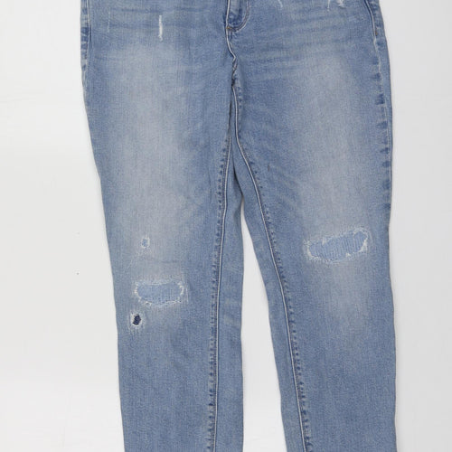 Lucky Brand Womens Blue  Cotton Capri Jeans Size 10 L26 in Regular