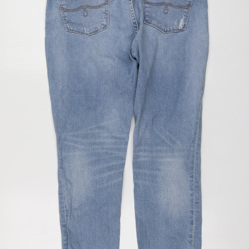 Lucky Brand Womens Blue  Cotton Capri Jeans Size 10 L26 in Regular