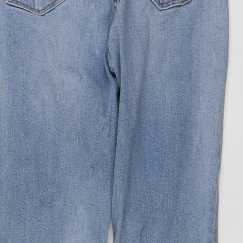 Lucky Brand Womens Blue  Cotton Capri Jeans Size 10 L26 in Regular