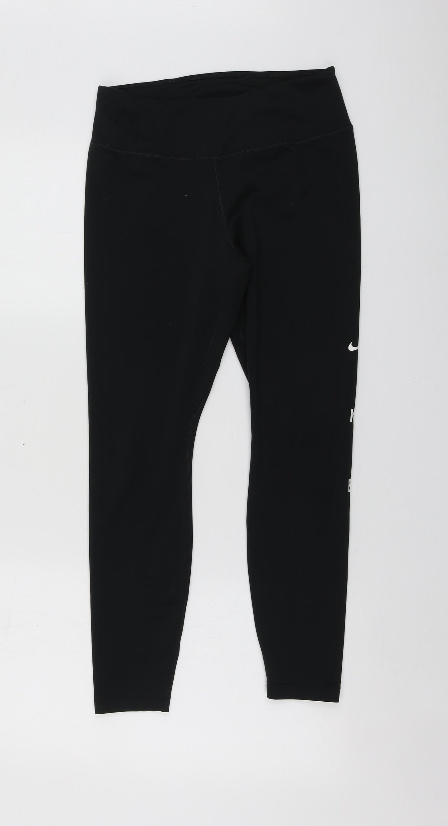 Nike  Womens Black  Polyester Jogger Leggings Size M L24 in Regular