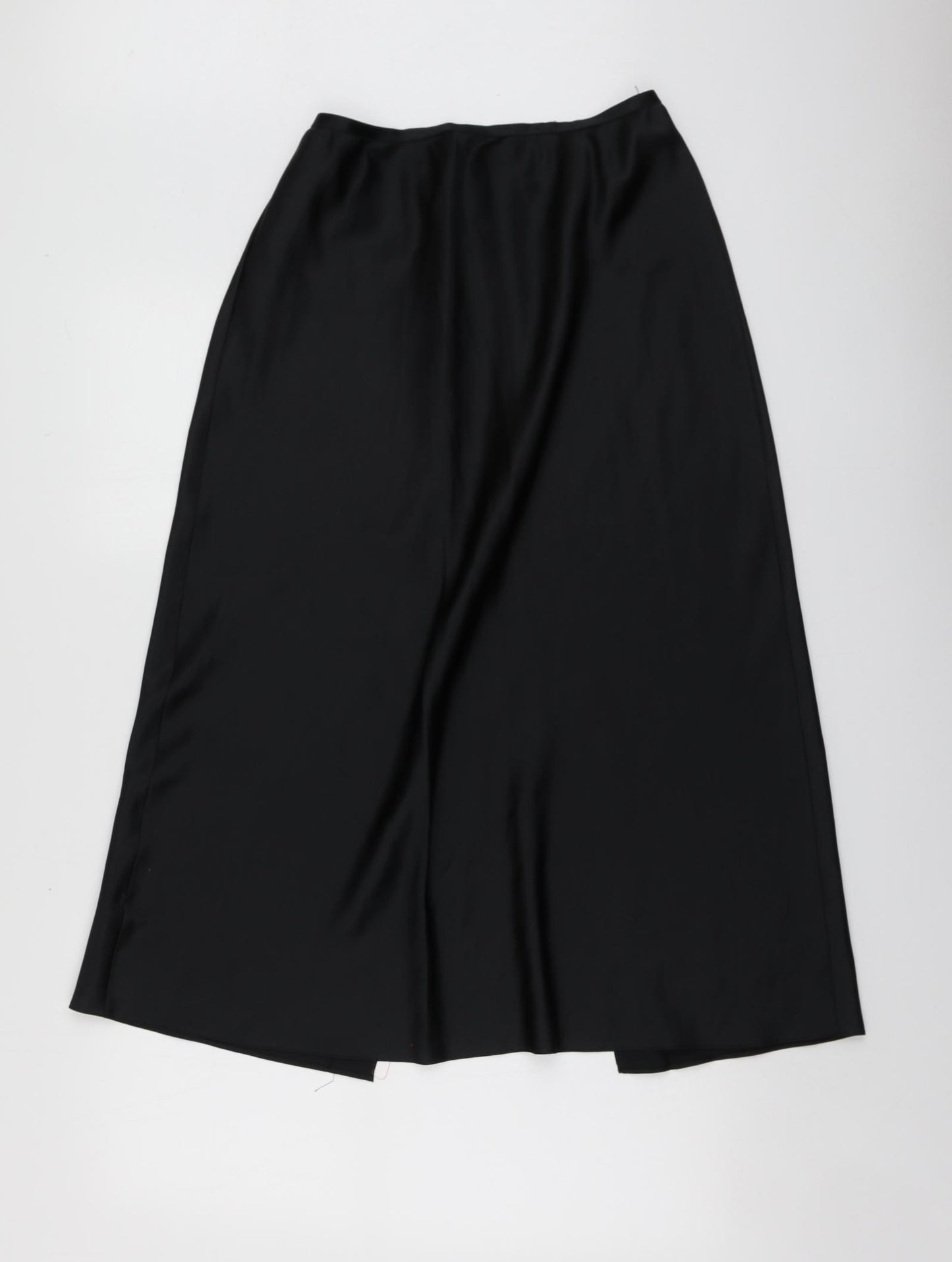 M&S Womens Black  Polyester Skater Skirt Size 16