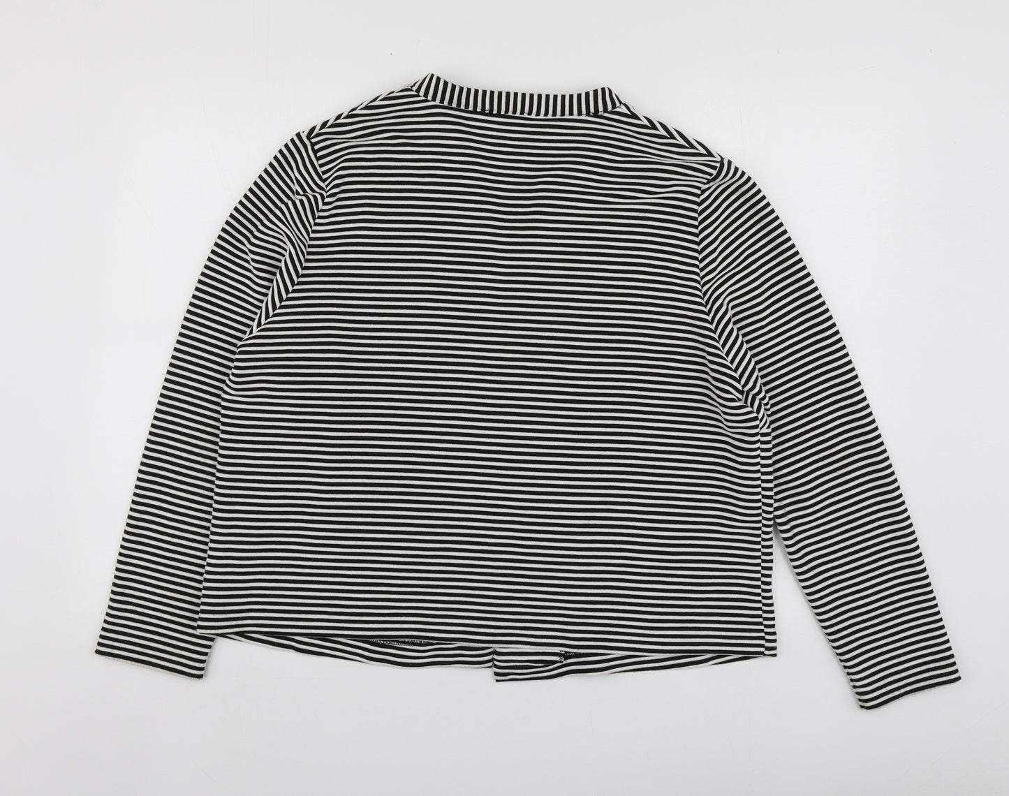 Papaya Womens Black Striped  Jacket Blazer Size 20