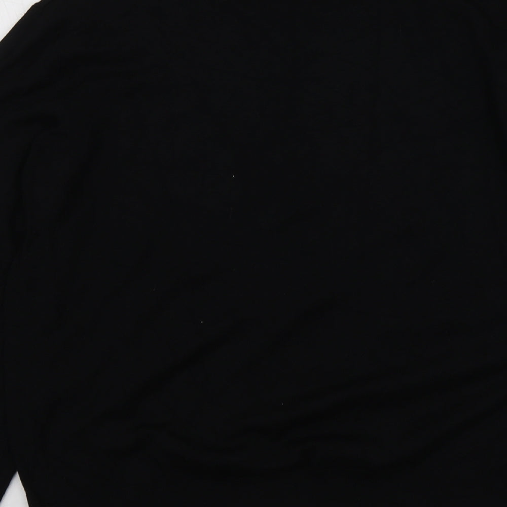 George Womens Black Round Neck  Viscose Pullover Jumper Size 18
