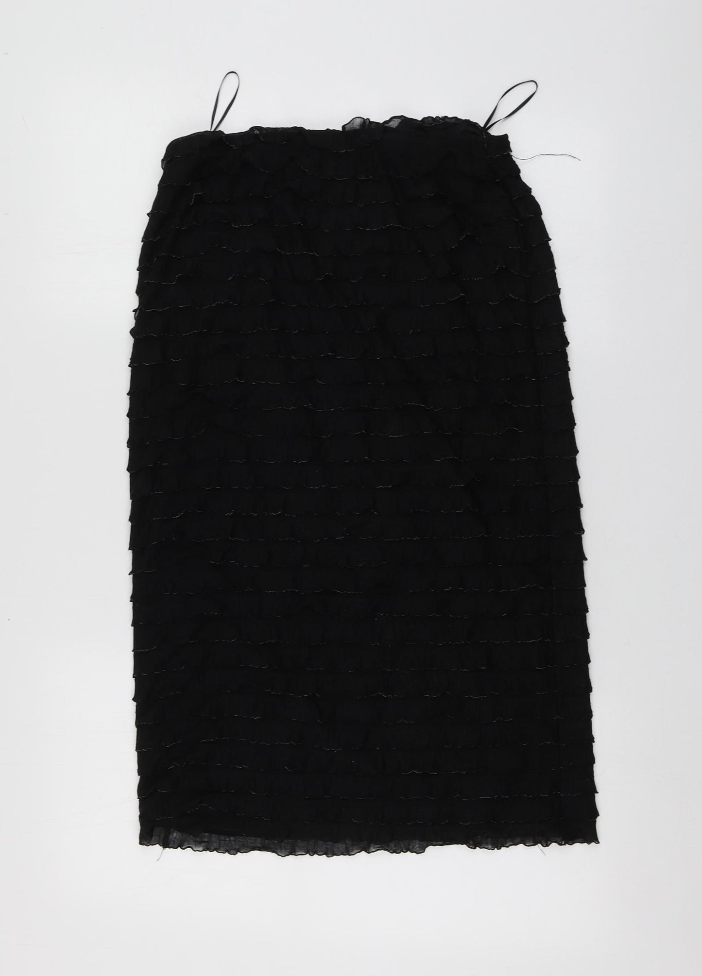 Gerard Womens Black  Polyester A-Line Skirt Size 12