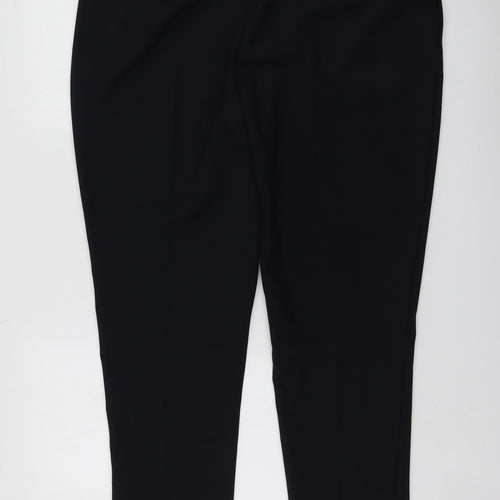 Tapered Womens Blue  Polyester Capri Trousers Size 20 L24 in Regular