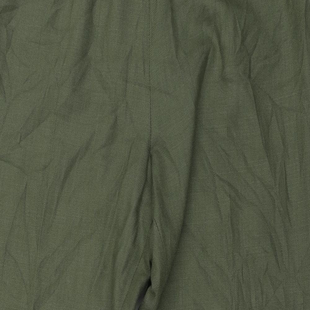 Holmewood Womens Green  Polyester Trousers  Size 18 L28 in Regular