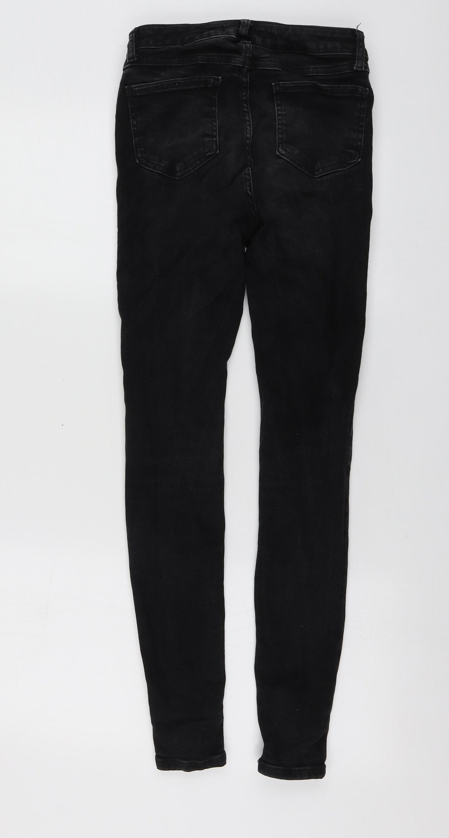 Denim.Co Womens Black  Cotton Skinny Jeans Size 8 L27 in Regular