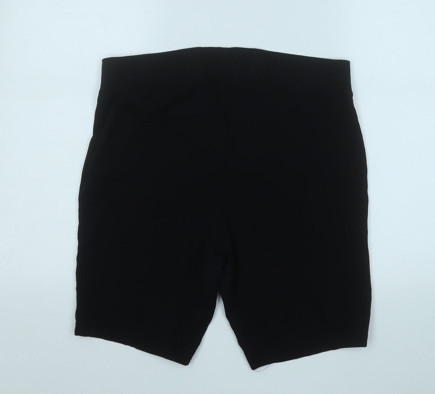 Capsule Womens Black  Polyester Compression Shorts Size 20  Regular