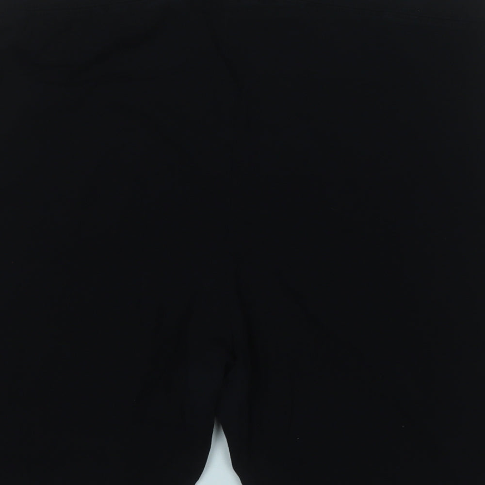 Capsule Womens Black  Polyester Compression Shorts Size 20  Regular