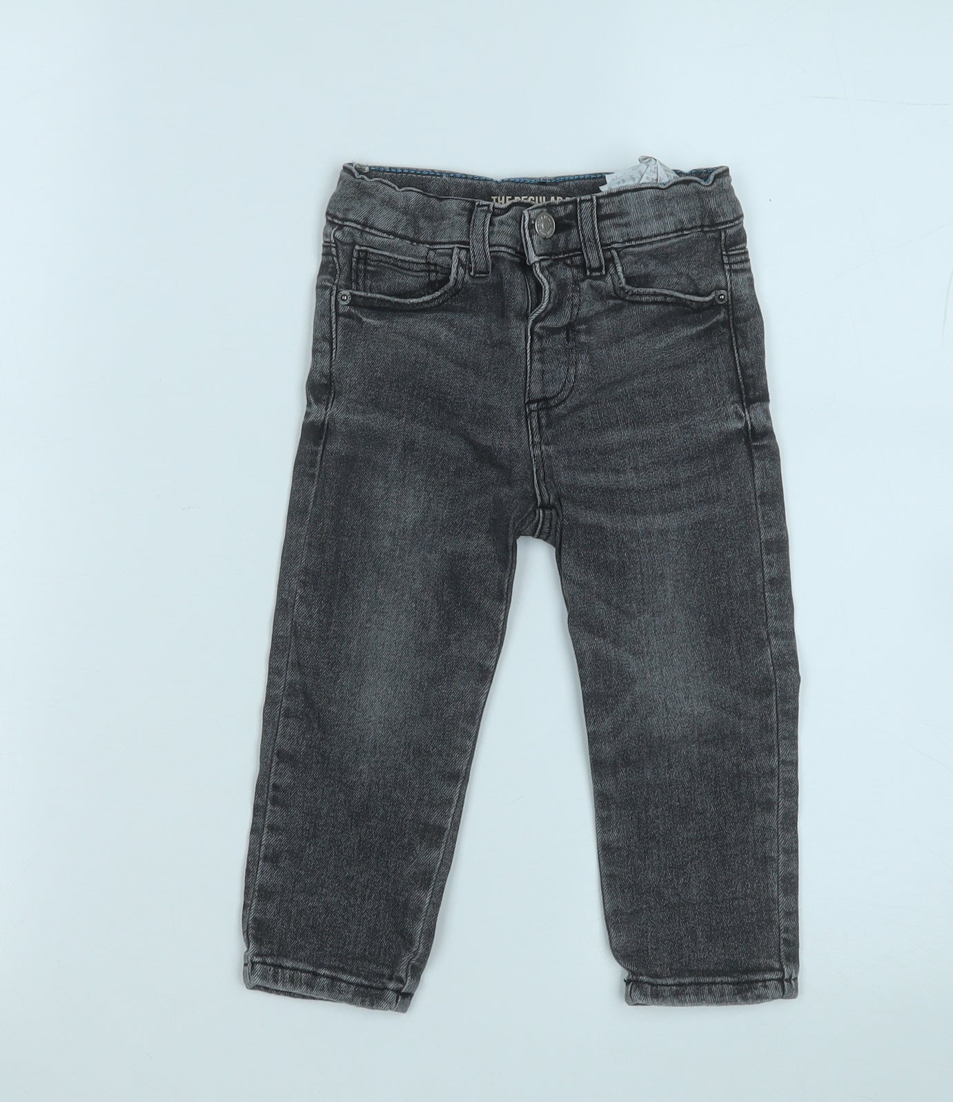 Zara Boys Grey  Cotton Jogger Jeans Size 18-24 Months