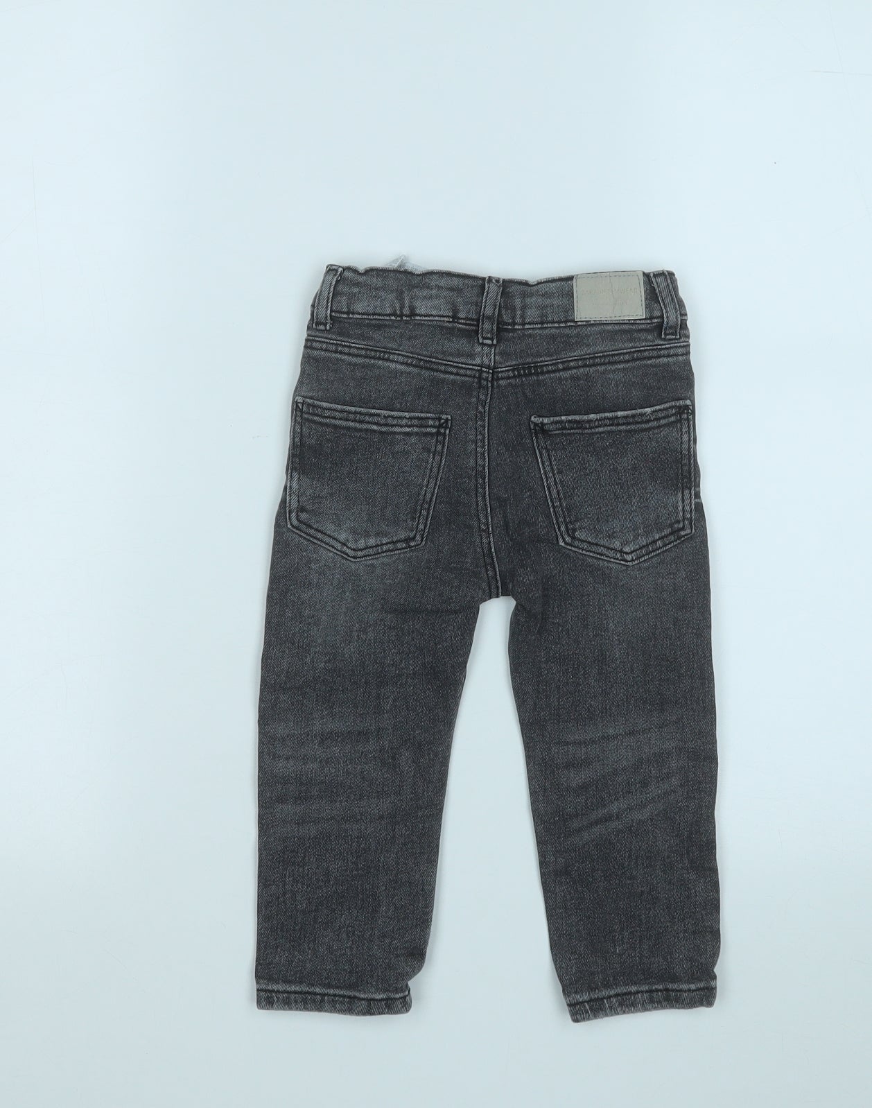 Zara Boys Grey  Cotton Jogger Jeans Size 18-24 Months