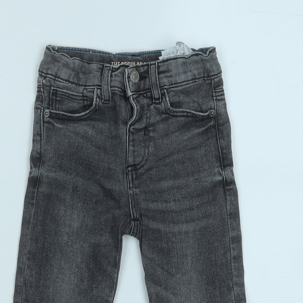 Zara Boys Grey  Cotton Jogger Jeans Size 18-24 Months