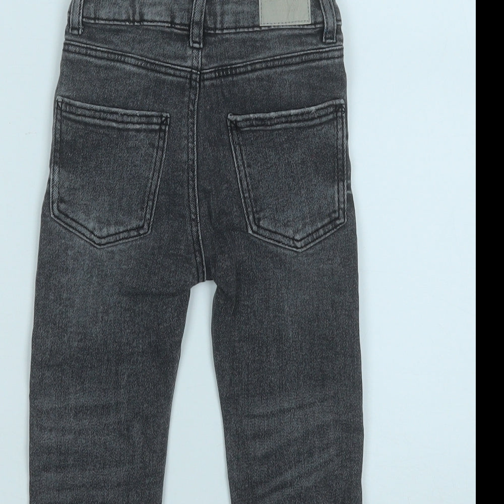 Zara Boys Grey  Cotton Jogger Jeans Size 18-24 Months