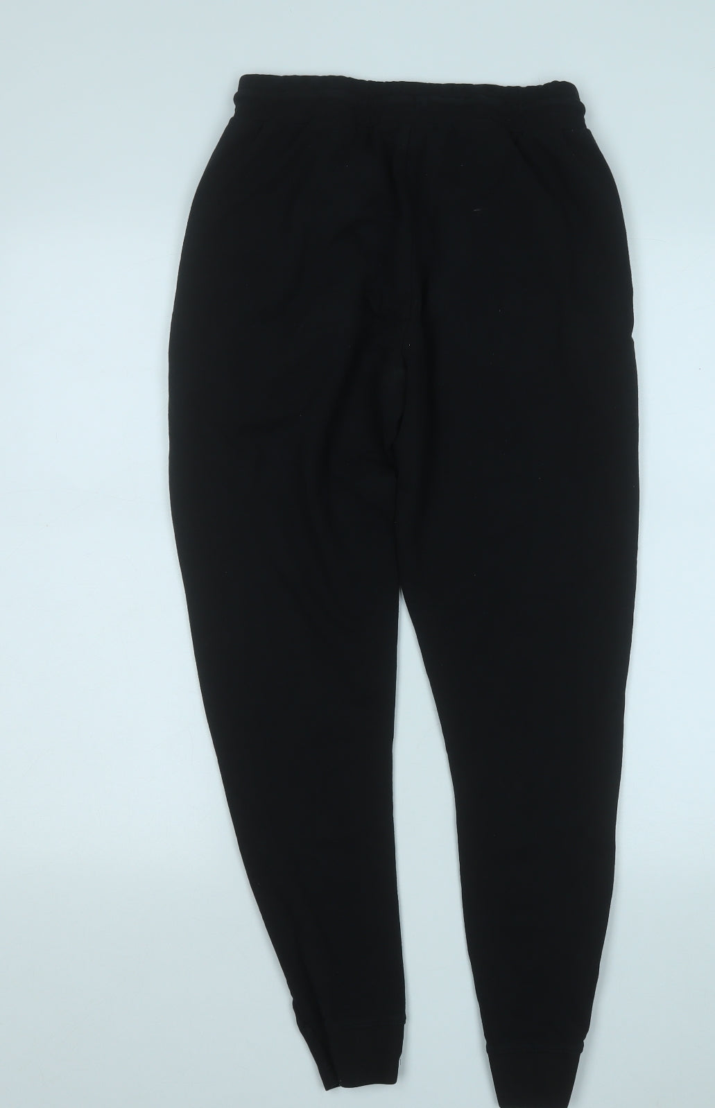 Gymshark Womens Black  Cotton Jogger Trousers Size XS L25 in Regular