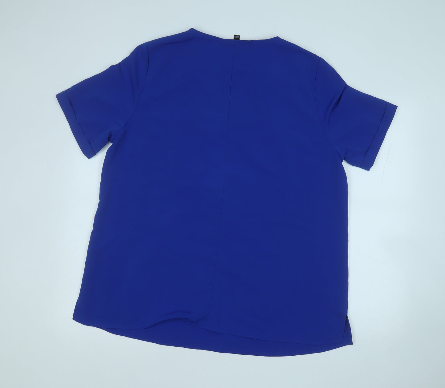 Capsule Womens Blue  Polyester Basic Blouse Size 20 V-Neck