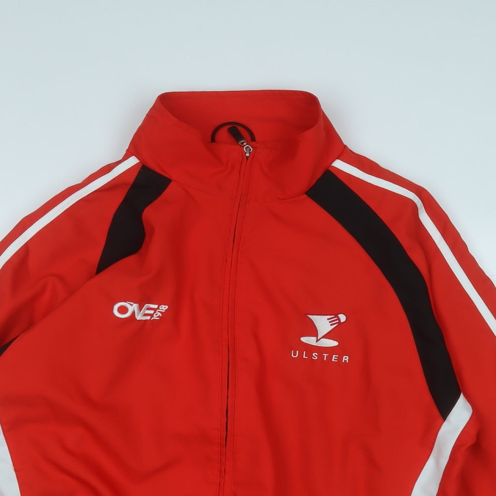 One Mens Red   Jacket  Size L   - Ulster Badminton