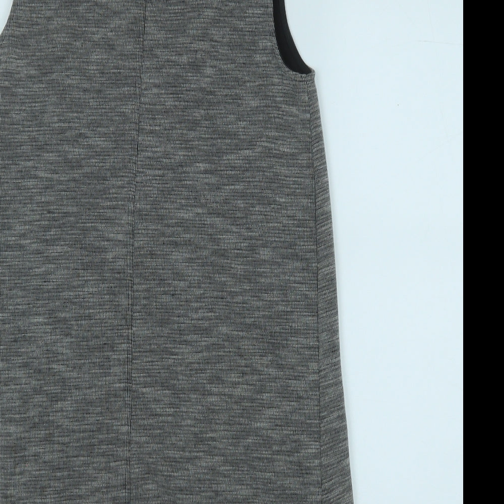 Miss Selfridge Womens Grey Collared  Polyester Cardigan Jumper Size 8