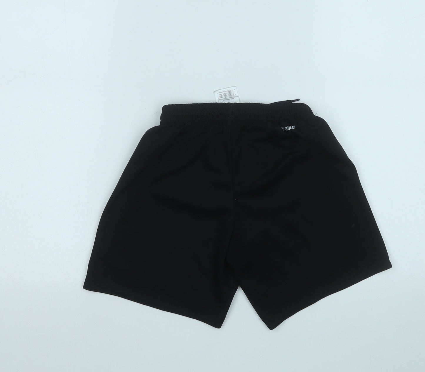 adidas Boys Black  Polyester Sweat Shorts Size 9-10 Years  Regular