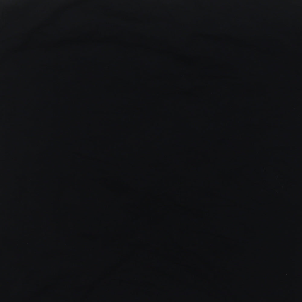 Primark Womens Black  Cotton Basic T-Shirt Size 12 Round Neck - GREMLINS
