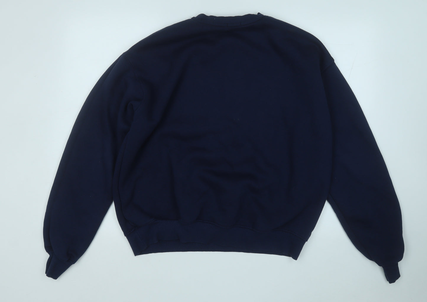 Stradivarius Womens Blue  Polyester Pullover Sweatshirt Size S   - Paris
