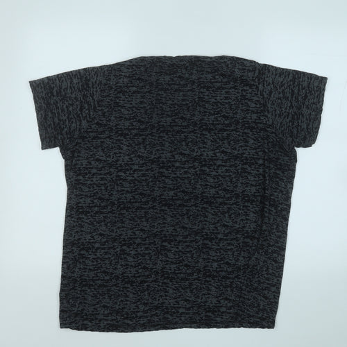 Capsule Womens Grey  Polyester Basic T-Shirt Size 18 Round Neck