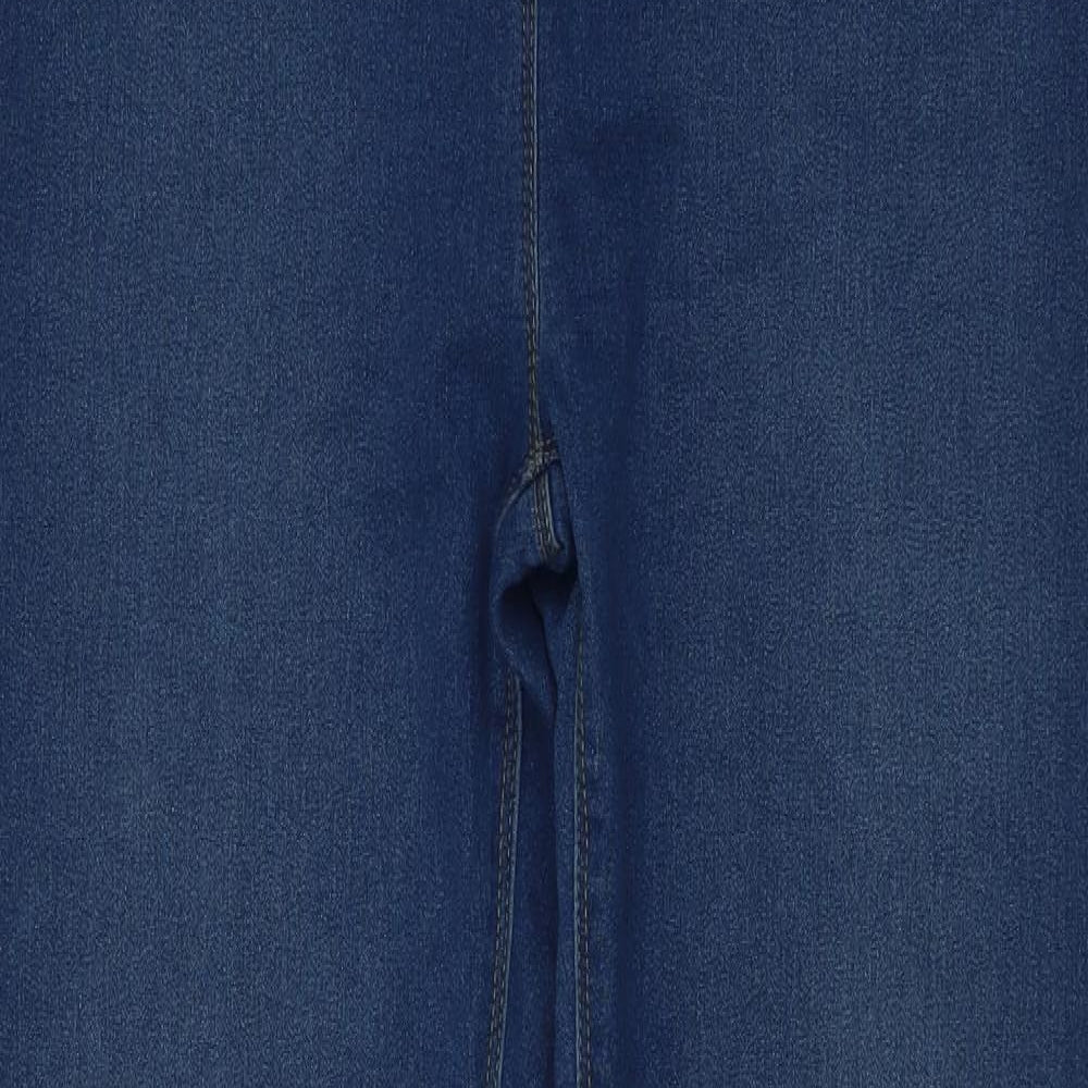 Simply Be Womens Blue  Cotton Bootcut Jeans Size 18 L32 in Regular