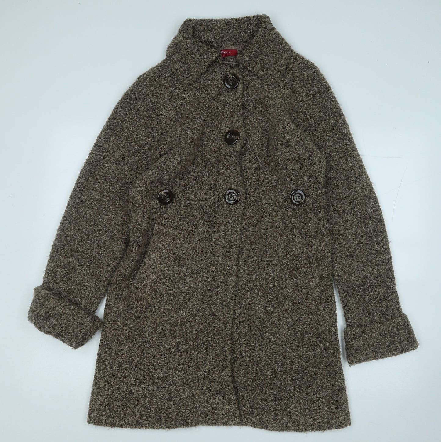 Monsoon Womens Brown   Jacket Coatigan Size 12