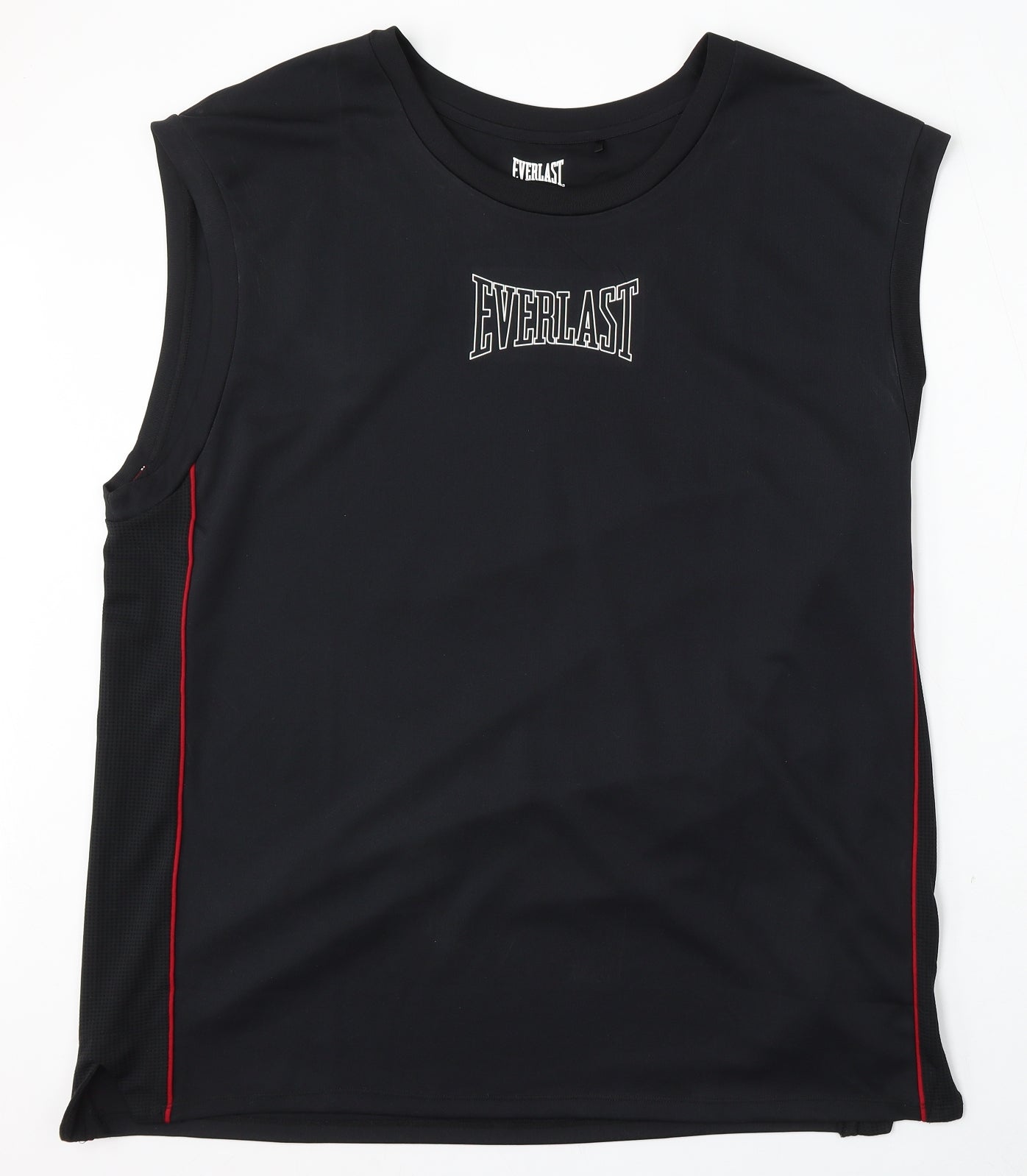 Everlast Mens Black  Polyester  T-Shirt Size 4XL Round Neck