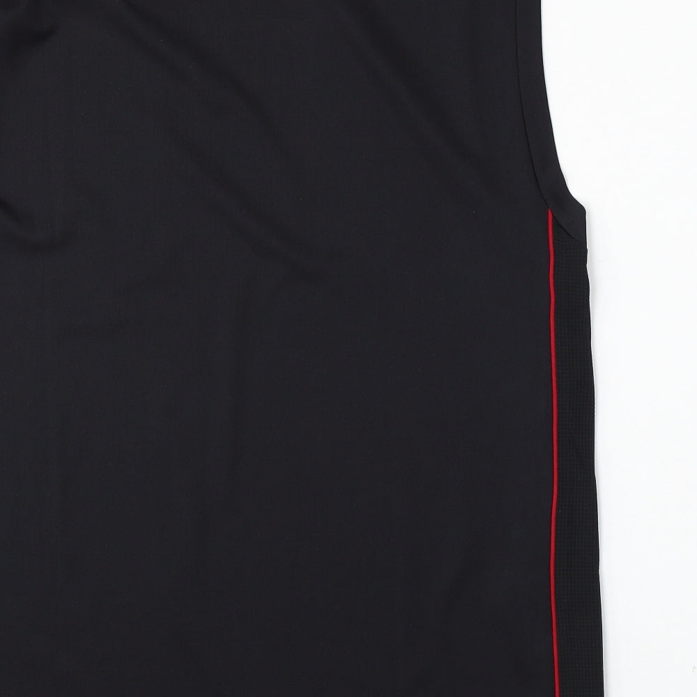 Everlast Mens Black  Polyester  T-Shirt Size 4XL Round Neck