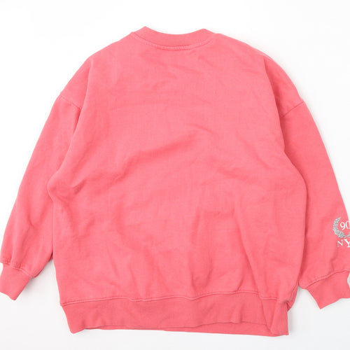 Primark Womens Pink  Polyester Pullover Sweatshirt Size XS
