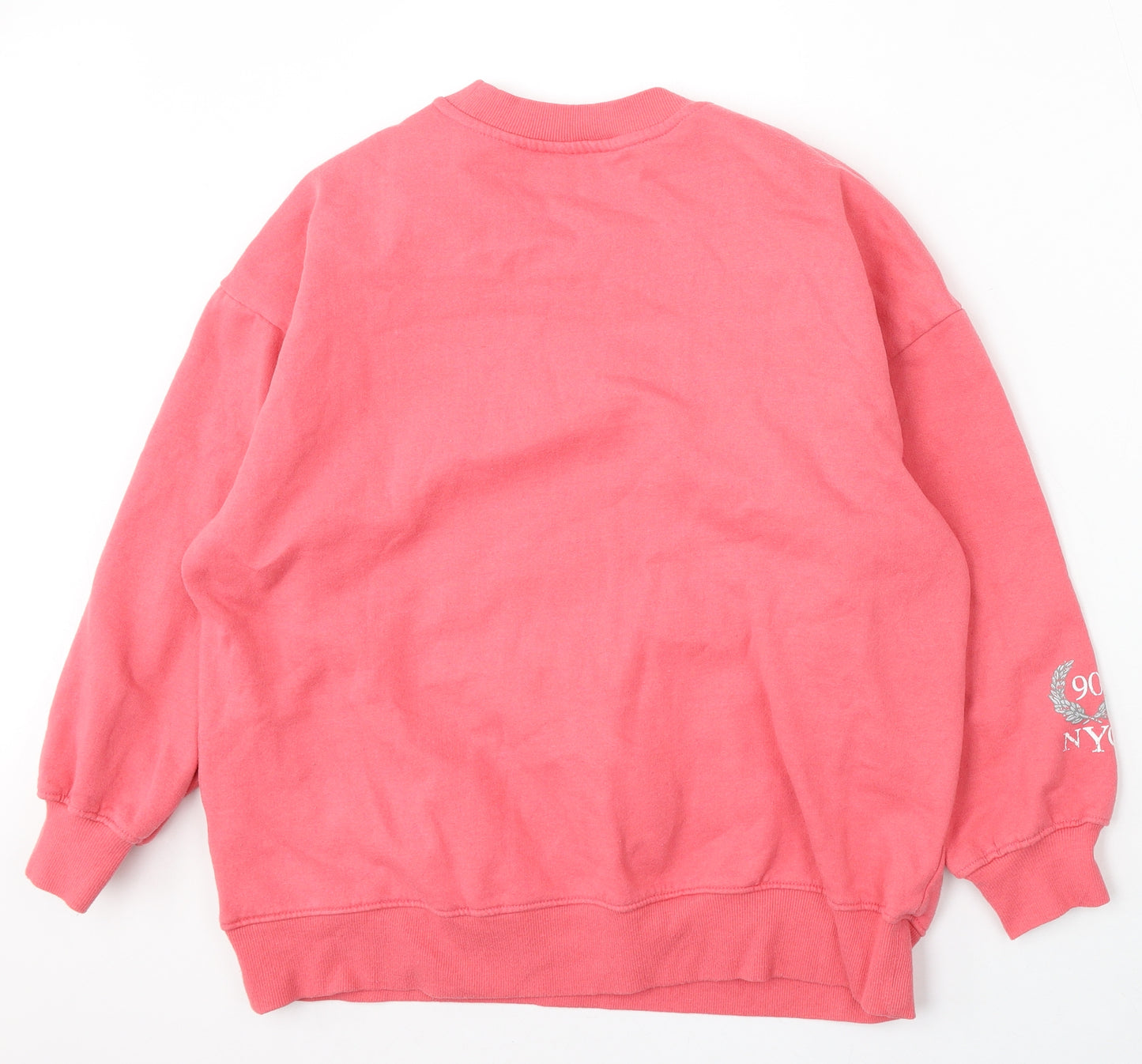 Primark Womens Pink  Polyester Pullover Sweatshirt Size XS