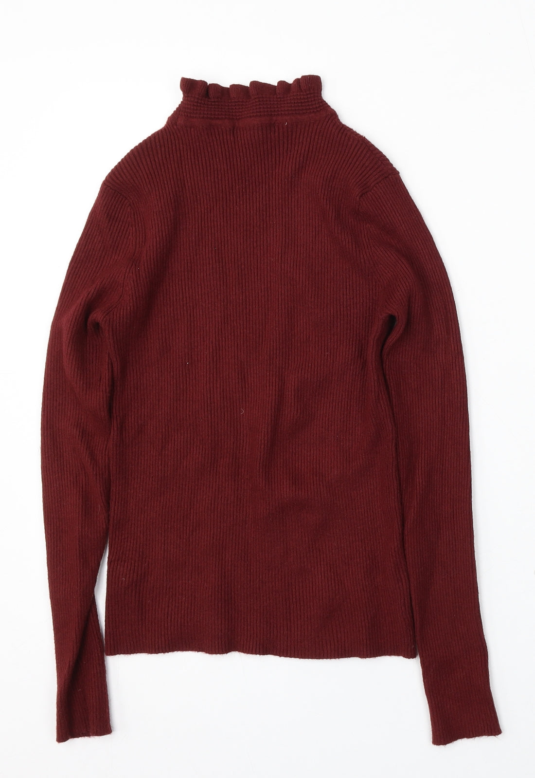 Atmosphere Womens Red Round Neck  Viscose Pullover Jumper Size 12