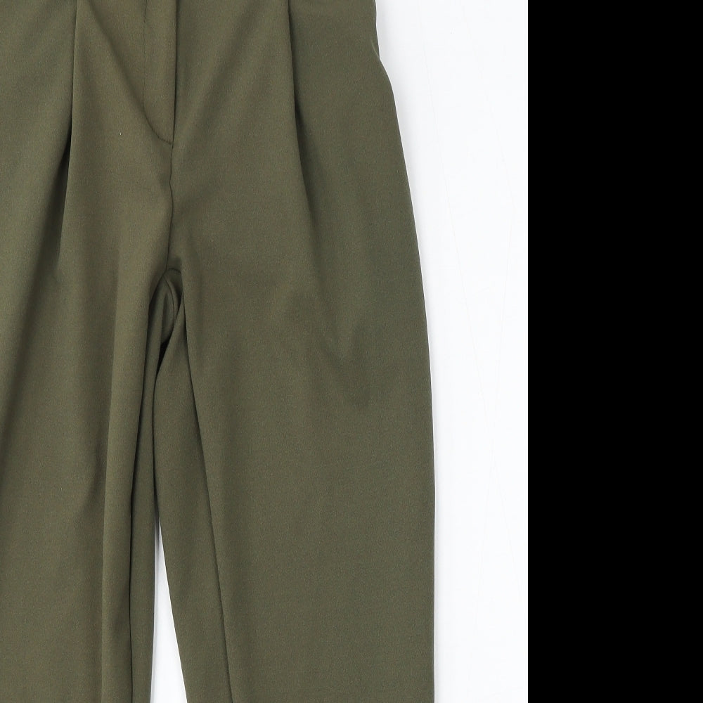 New Look Womens Green  Polyester Trousers  Size 8 L29 in Regular