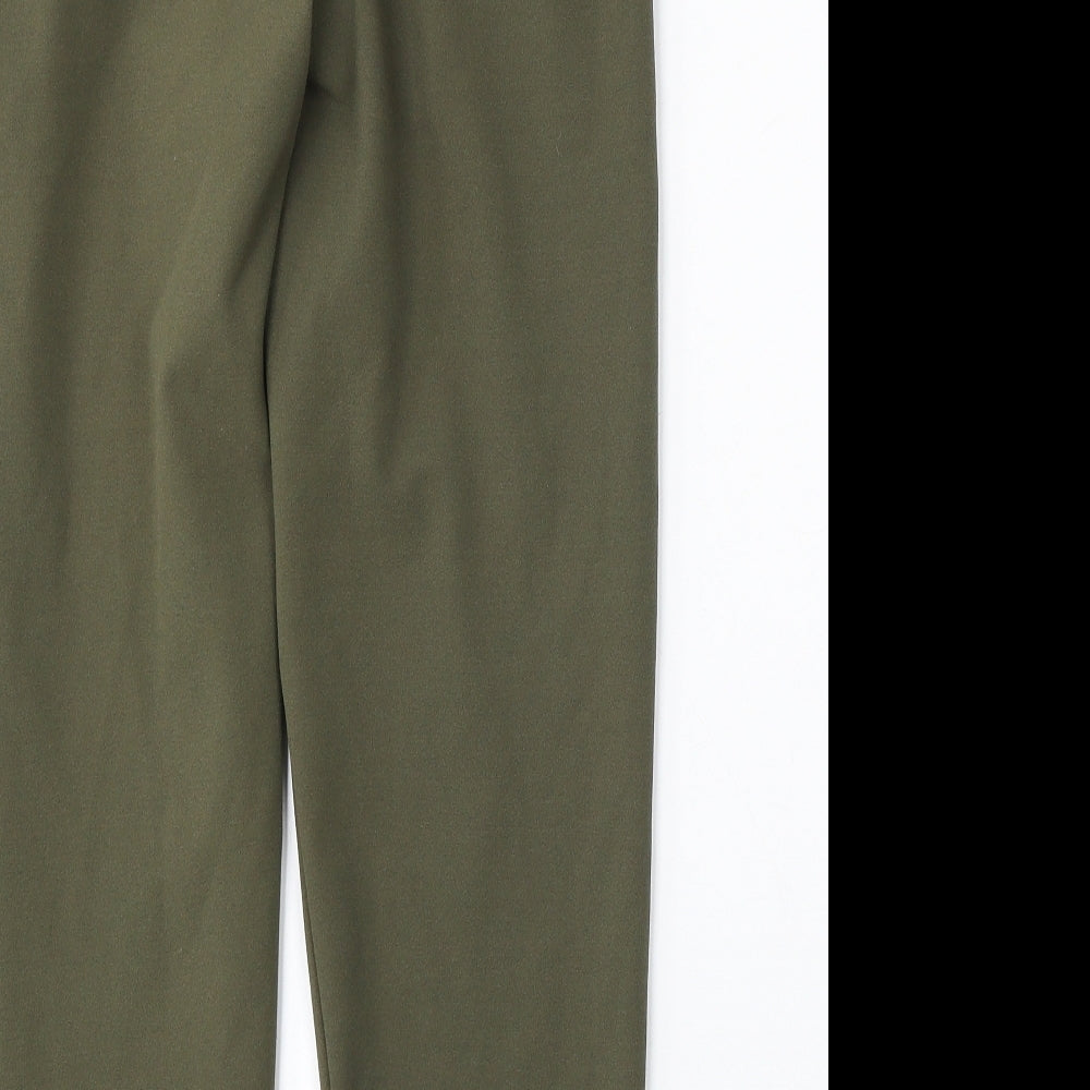 New Look Womens Green  Polyester Trousers  Size 8 L29 in Regular