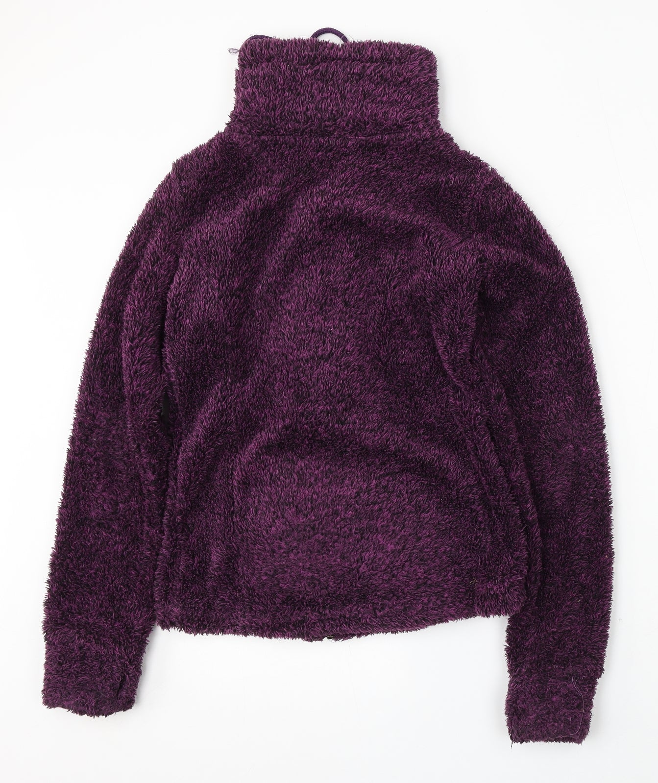 ESMARA Womens Purple  Polyester Pullover Sweatshirt Size XS  Zip