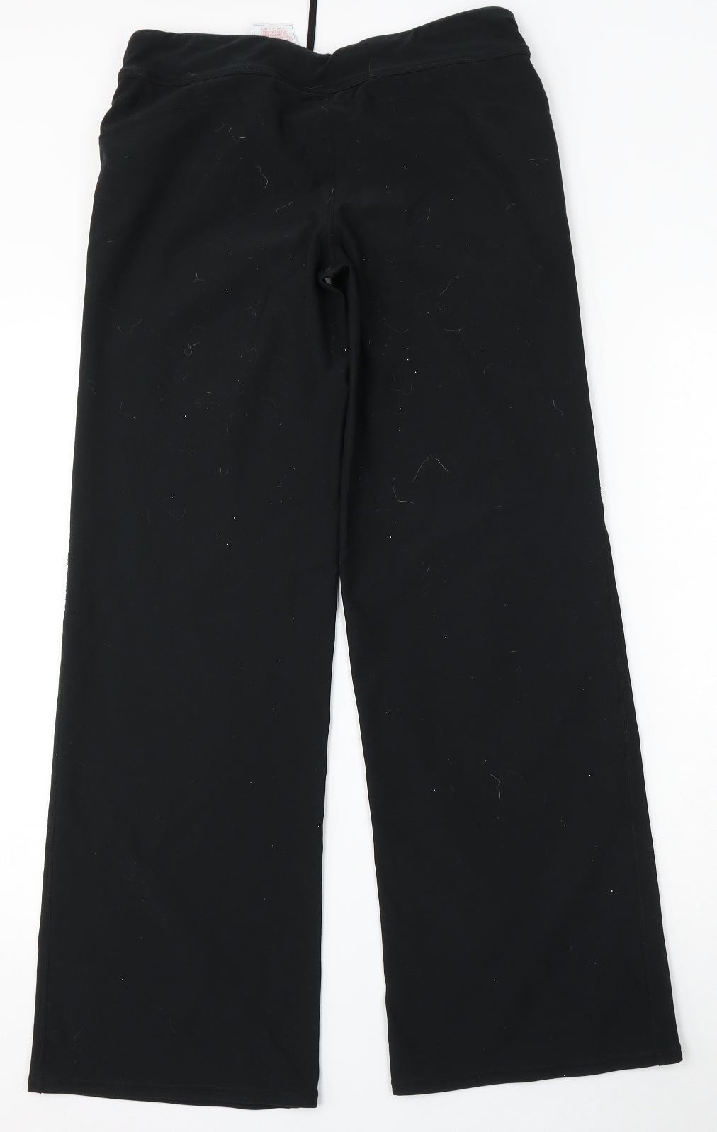 Nike Womens Black  Polyester Jogger Trousers Size M L32 in Regular