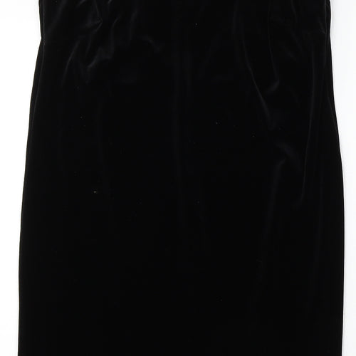 essence Womens Black  Polyester Sheath  Size 12  Round Neck