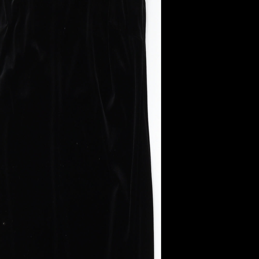 essence Womens Black  Polyester Sheath  Size 12  Round Neck