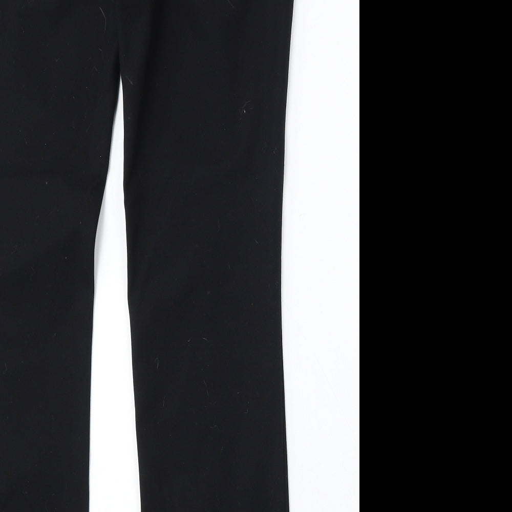 Wallis Womens Black  Viscose Skinny Jeans Size 14 L31 in Regular Zip