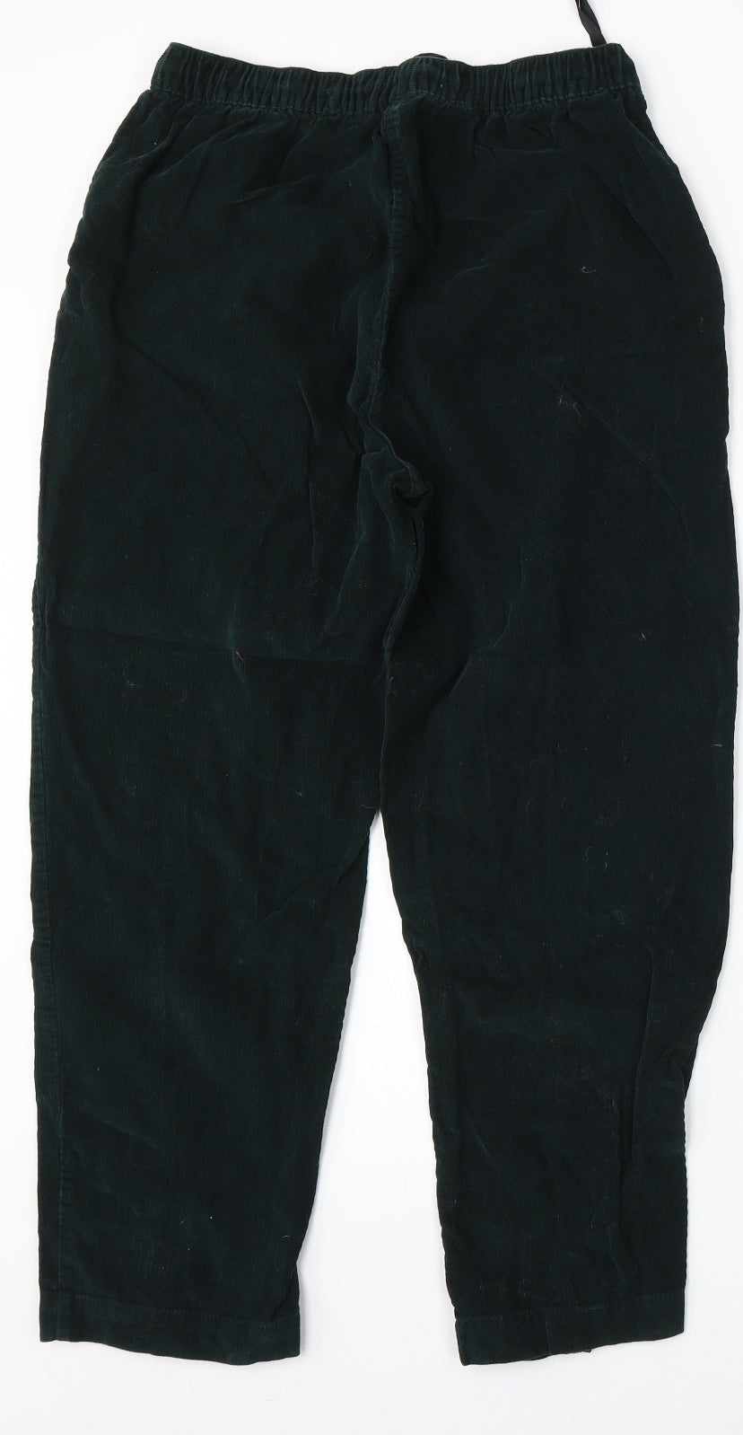 Isle Essentials Womens Green  Cotton Straight Jeans Size 12 L27 in Regular