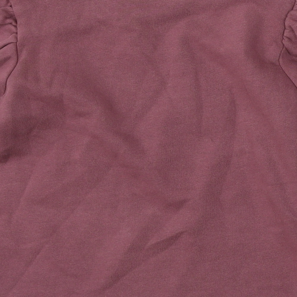 NEXT Girls Red  Cotton Pullover Sweatshirt Size 5 Years