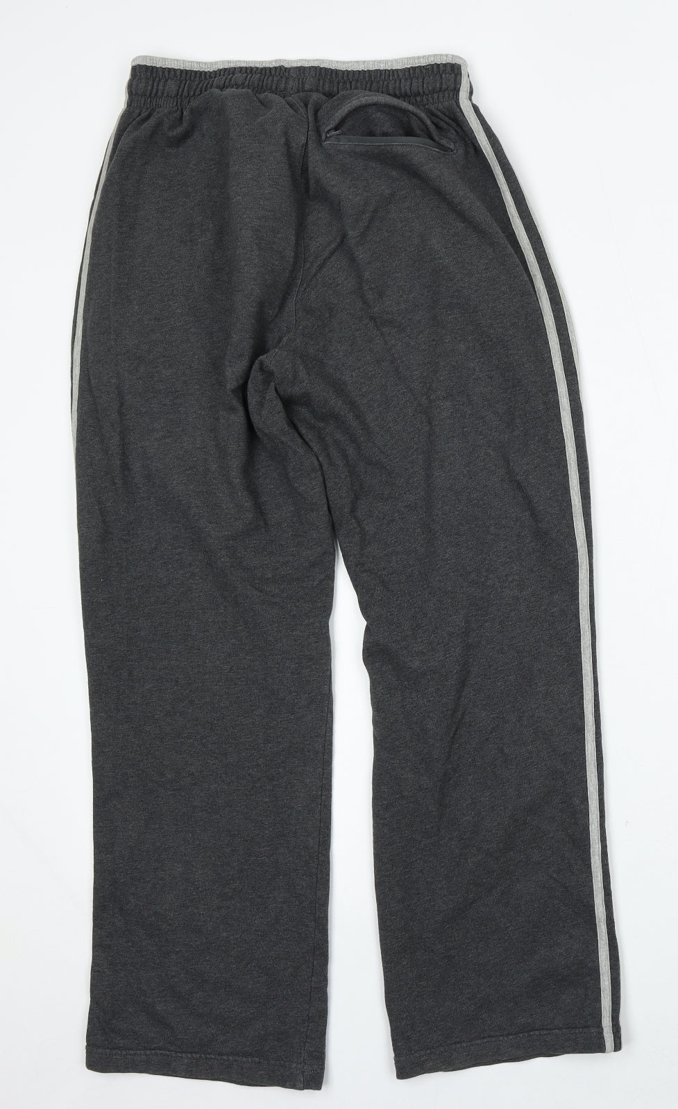 Marks and Spencer Mens Grey  Cotton Jogger Trousers Size 33 L29 in Regular