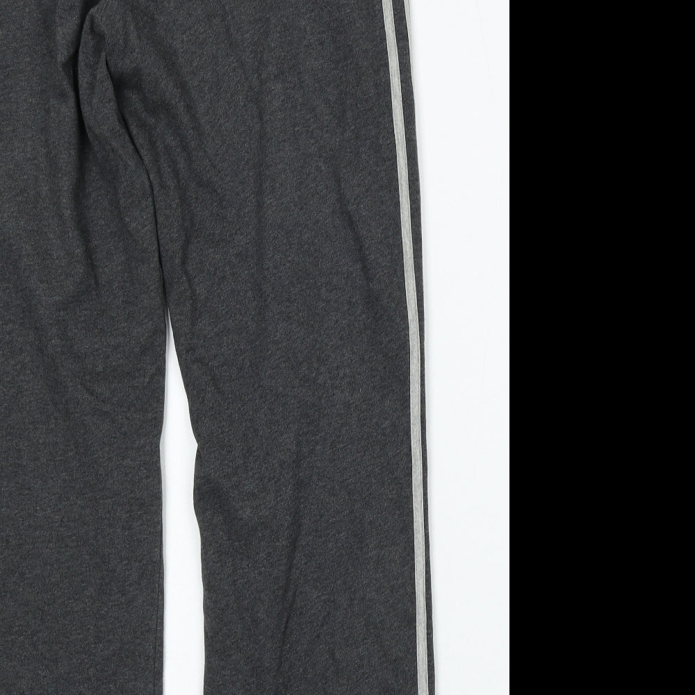 Marks and Spencer Mens Grey  Cotton Jogger Trousers Size 33 L29 in Regular