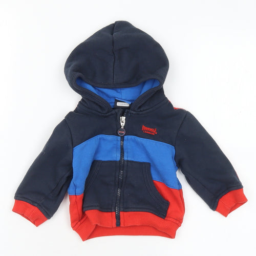 Lonsdale Boys Multicoloured  Polyester Full Zip Jumper Size 6-9 Months  Zip - 6-12 months
