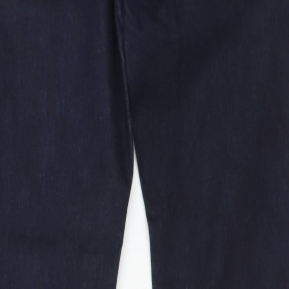 H&M Mens Blue  Cotton Straight Jeans Size 33 in L32 in Slim Button