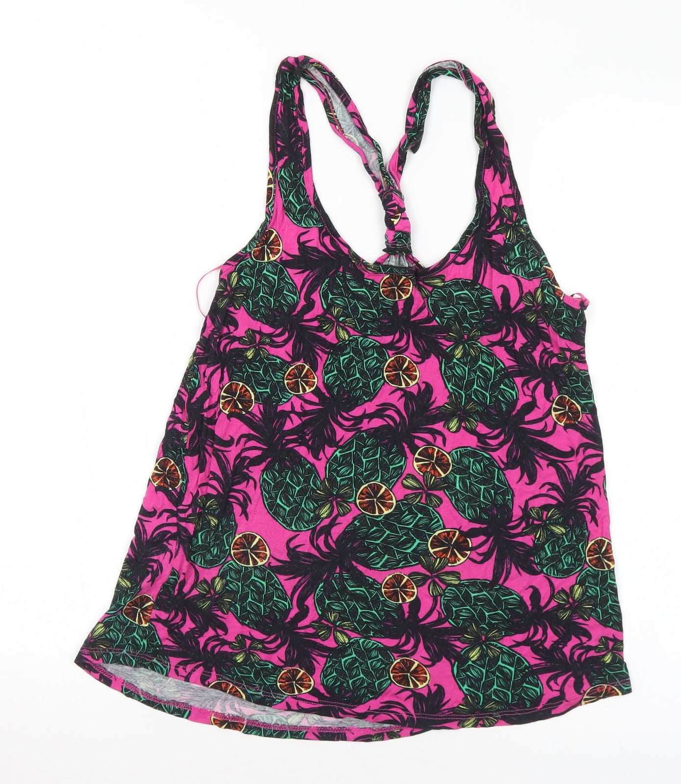 George Womens Multicoloured Geometric Viscose Camisole Tank Size 12 Halter