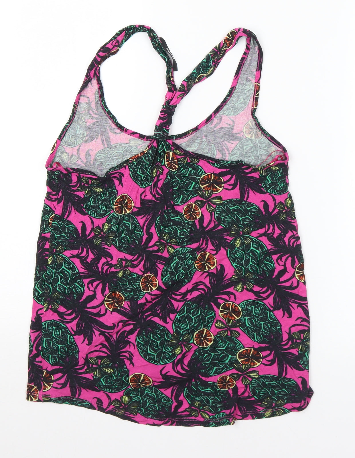 George Womens Multicoloured Geometric Viscose Camisole Tank Size 12 Halter